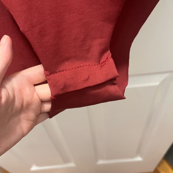 Zara Raspberry Deep V Velvet Bodysuit - Picture 5 of 7